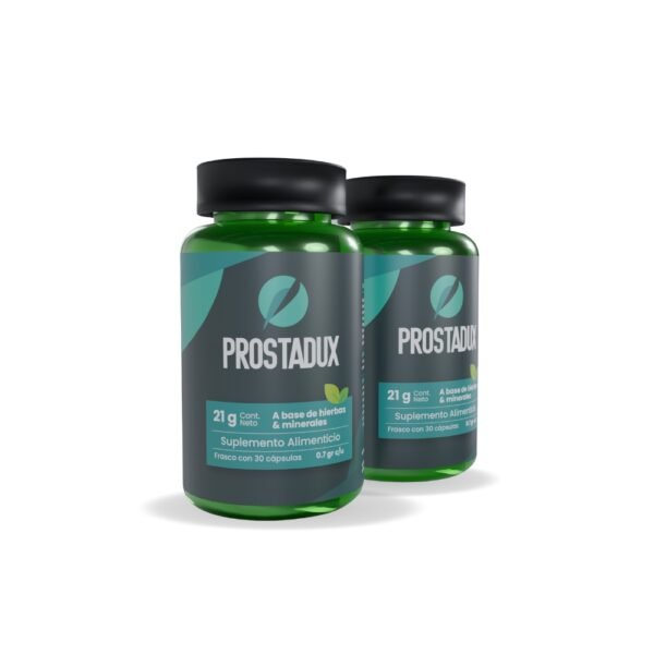 Prostadux | Bienestar de la próstata | 100% Natural | 30 capsulas por frasco